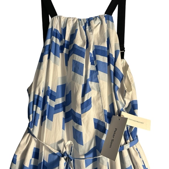 Anthropologie Blue and White Maxi Dress - Picture 4 of 12